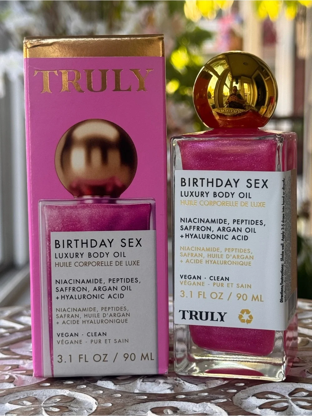 Truly Birthday Sex Luxury Body Oil Shimmer 3.1 oz New in Box